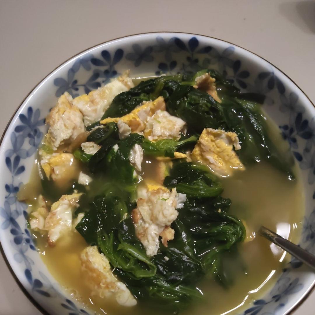 菠菜鸡蛋汤