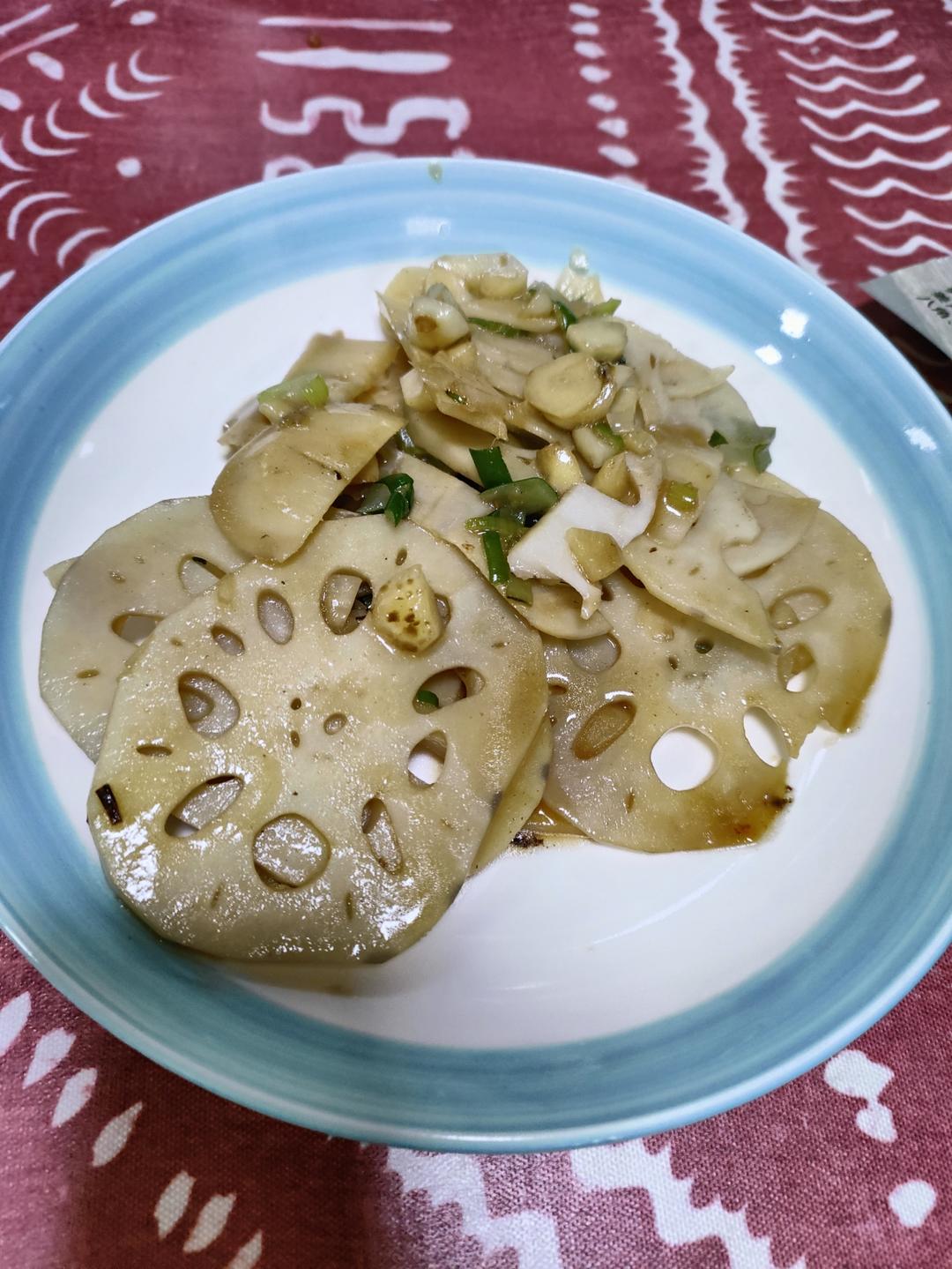 清炒莲藕‼️减脂快手家常菜✅清爽开胃