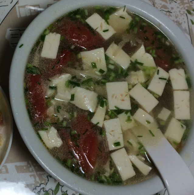 金针菇豆腐汤