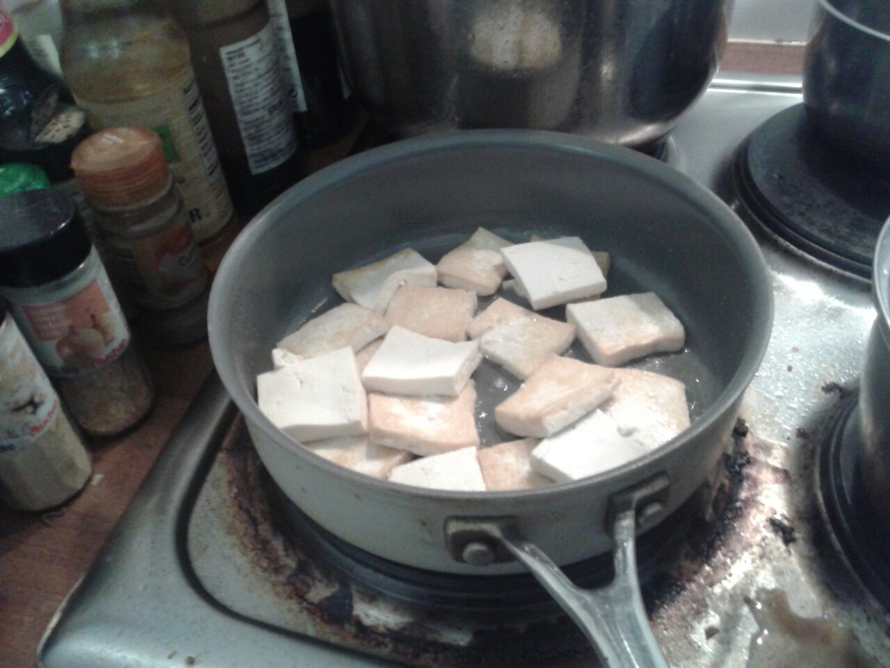 随心所欲的煎豆腐的做法