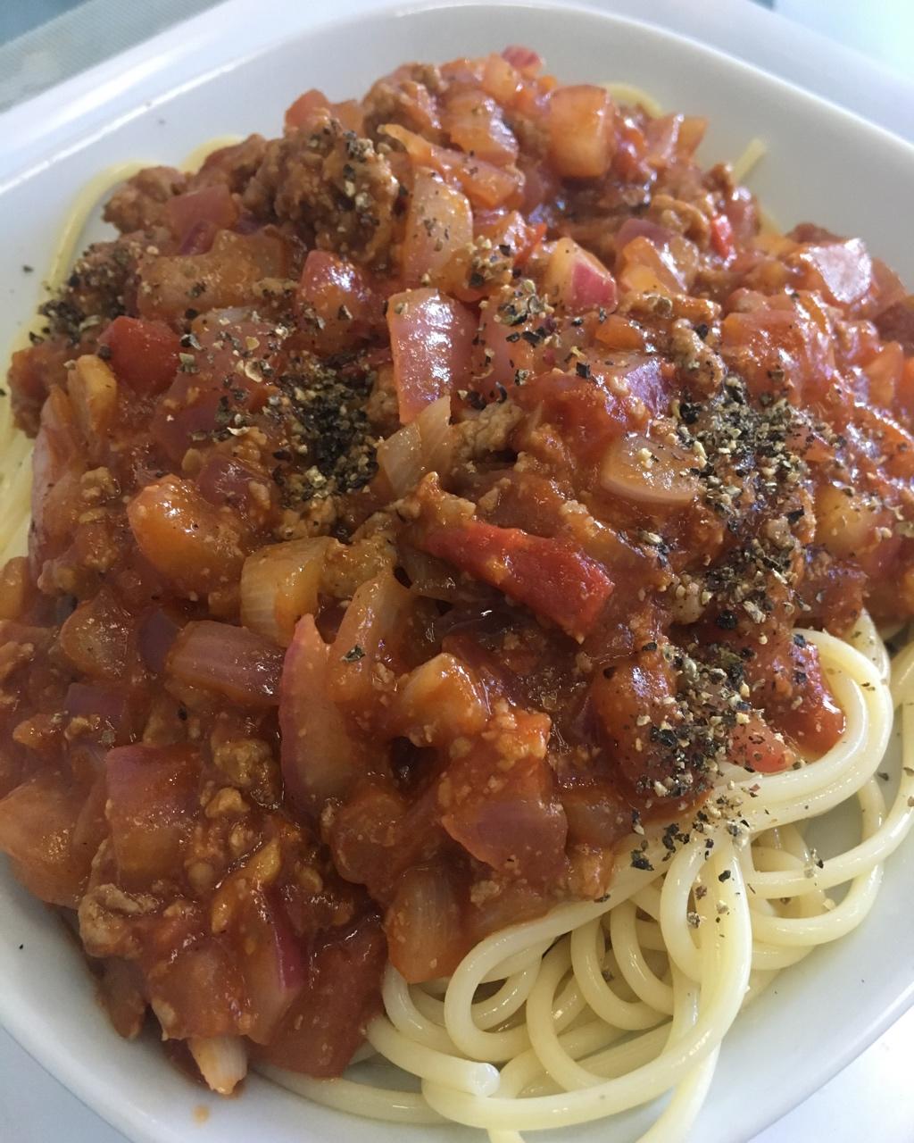 番茄肉酱意大利面