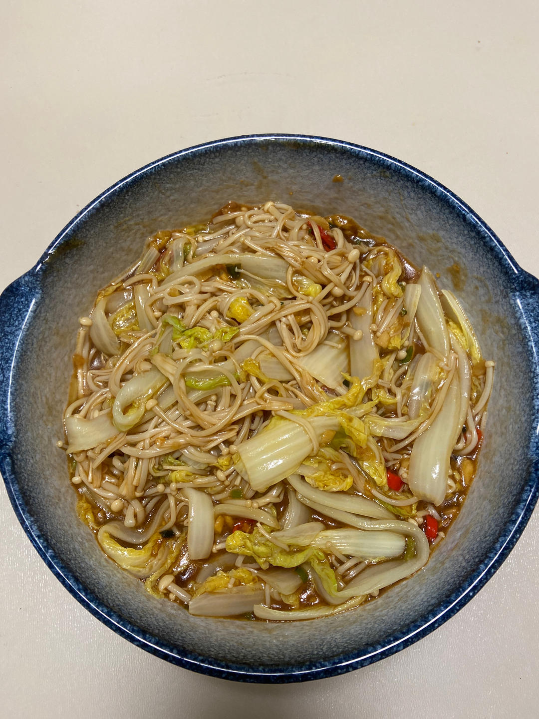 低卡低脂❗️蒜香娃娃菜金针菇好吃到转圈圈～