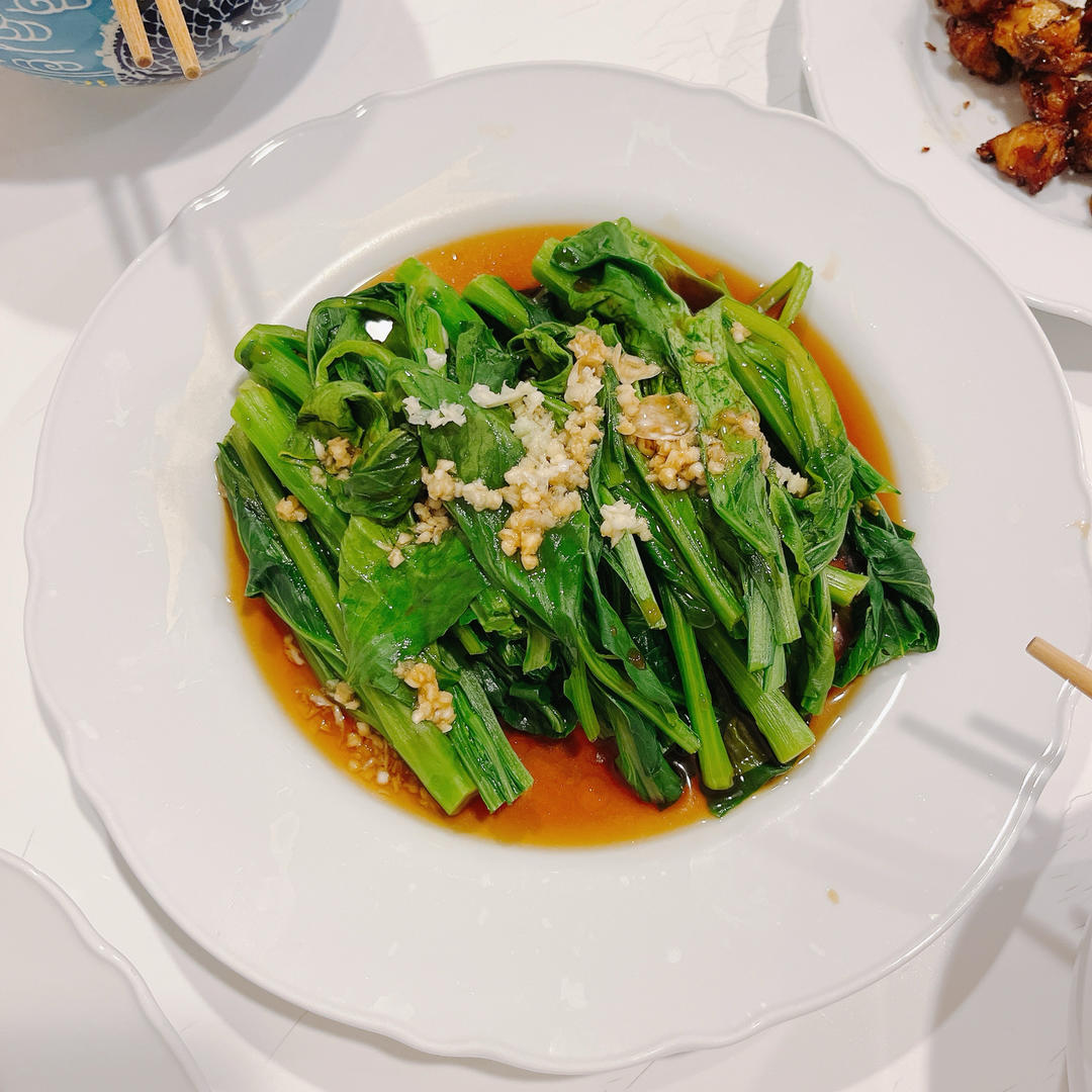 鸡毛菜的最佳打开方式：白灼鸡毛菜