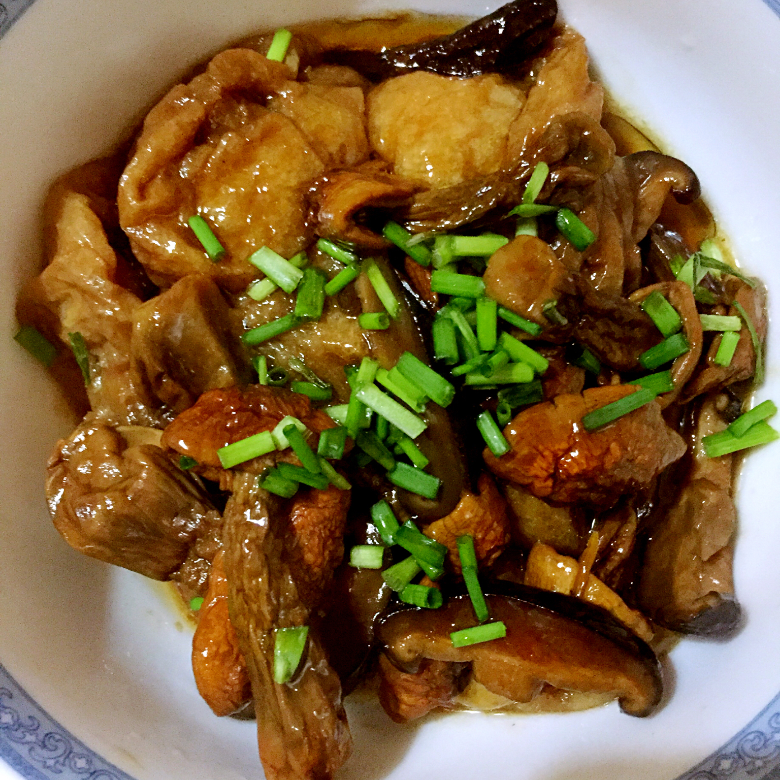 苗苗妈妈pb17做的香菇面筋