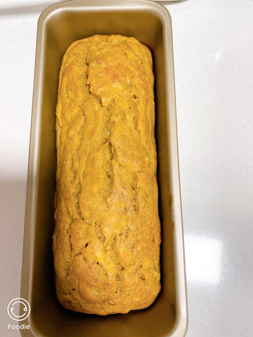 不放一滴油  一块不到100卡：香蕉🍌磅蛋糕