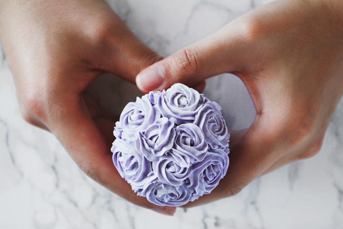 超简单方法制作别样cupcake的小玫瑰花的做法