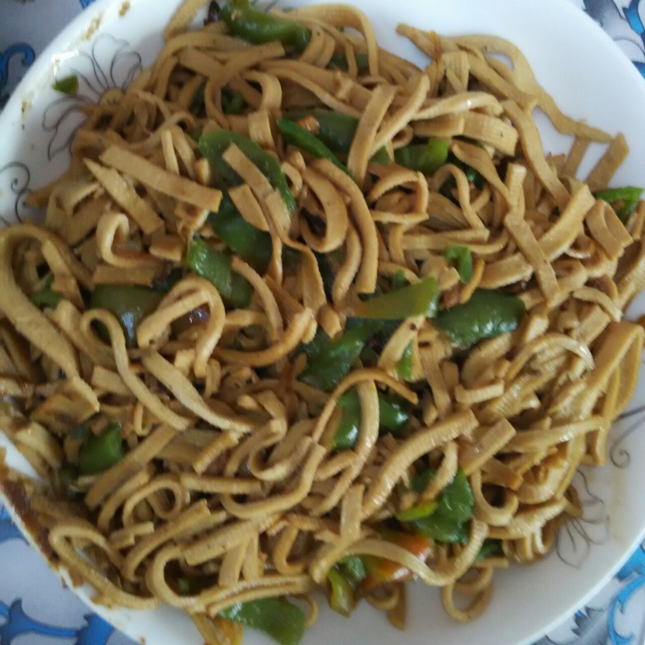 辣炒干豆腐丝