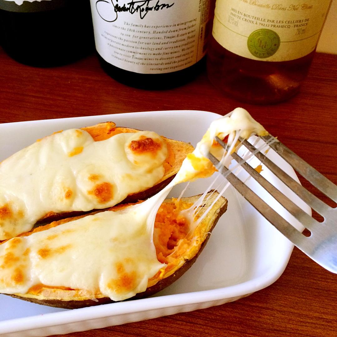 芝士奶油焗红薯