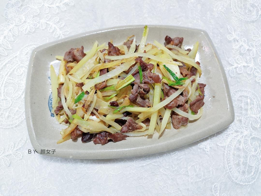 牛肉炒土豆丝#麦子厨房美食锅#