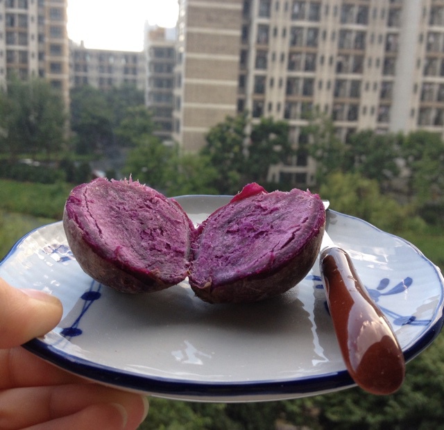 电饭煲烀白薯