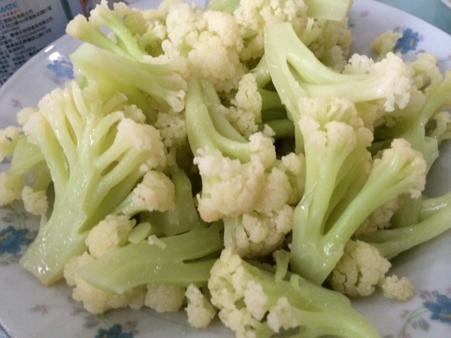 豆豉酱爆有机花菜