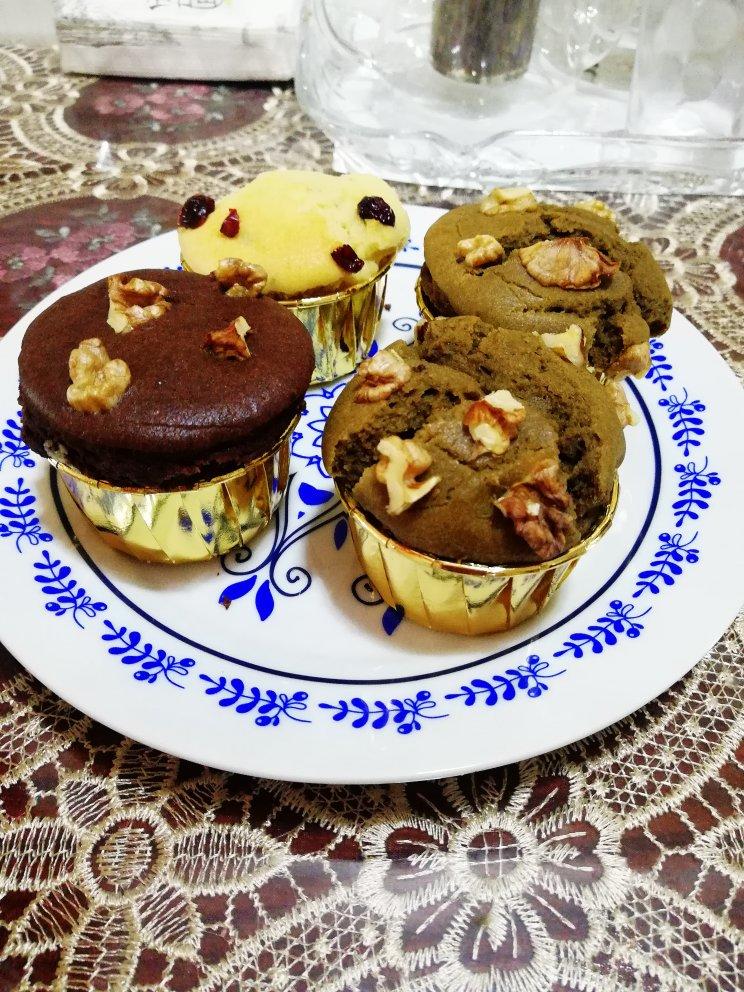 巨简单❗️超快速❗️巧克力玛芬蛋糕❗️好吃哭了