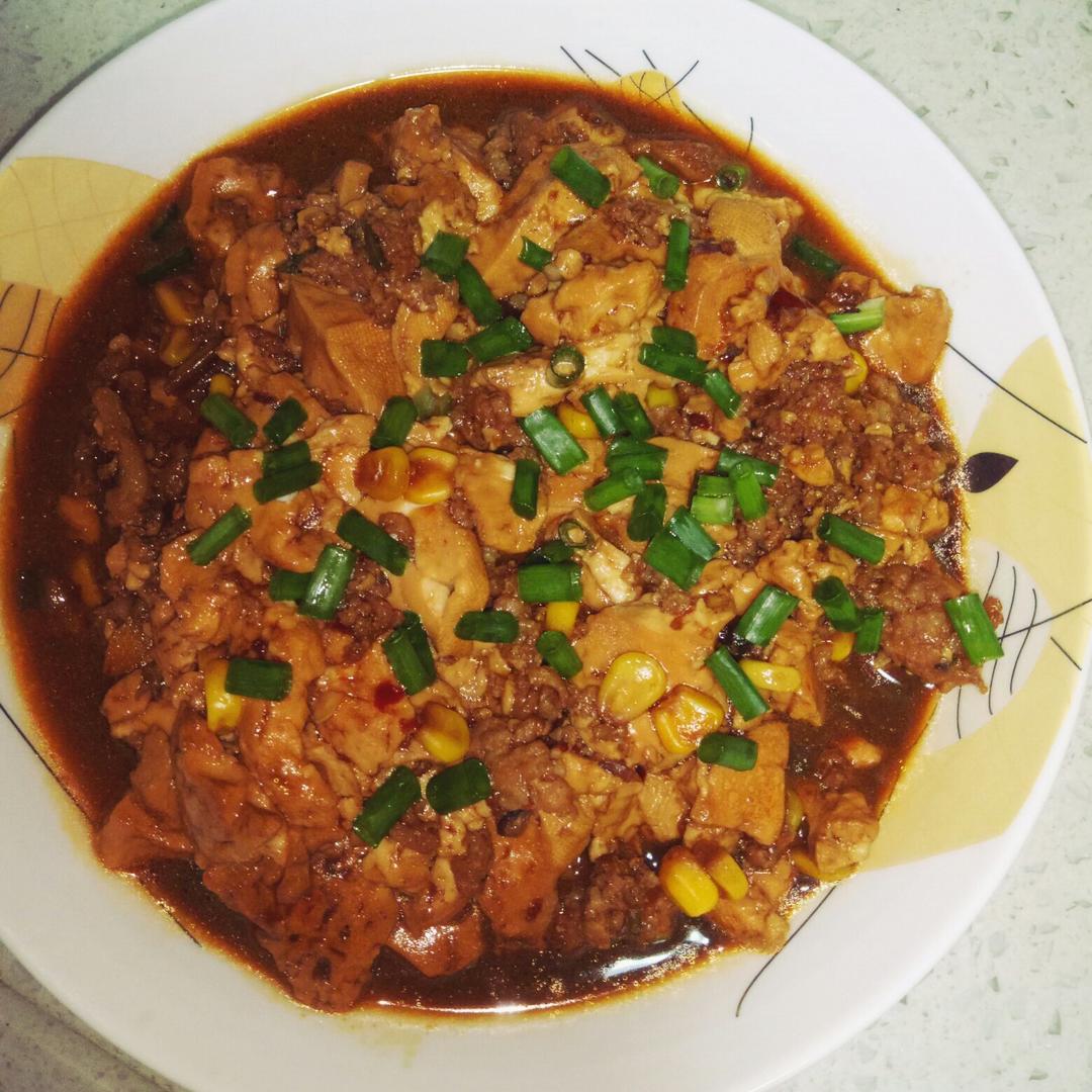 家常红烧肉末豆腐