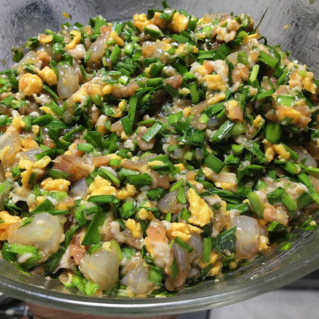 韭菜虾仁鲜肉水饺