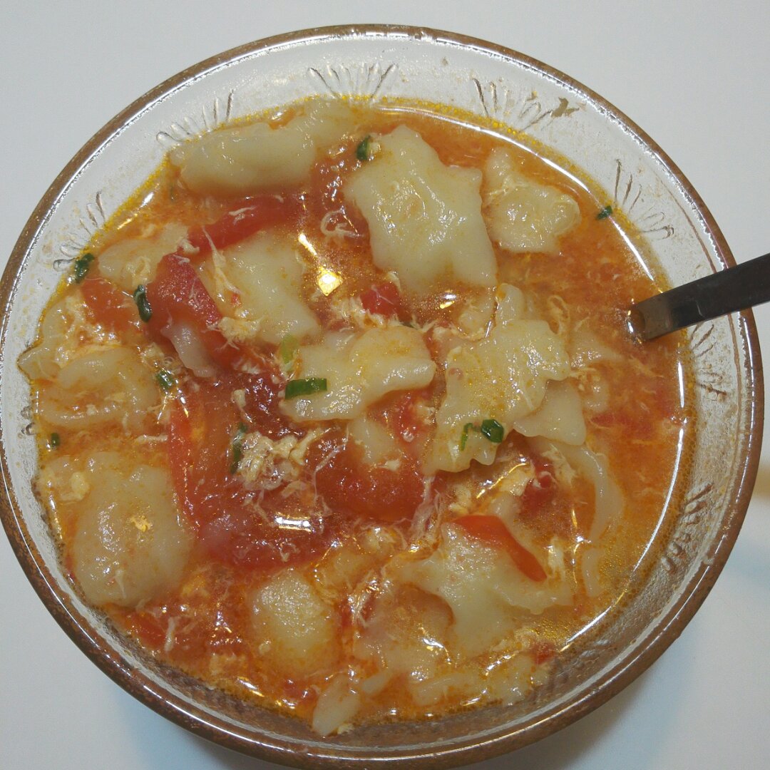 番茄鸡蛋疙瘩面