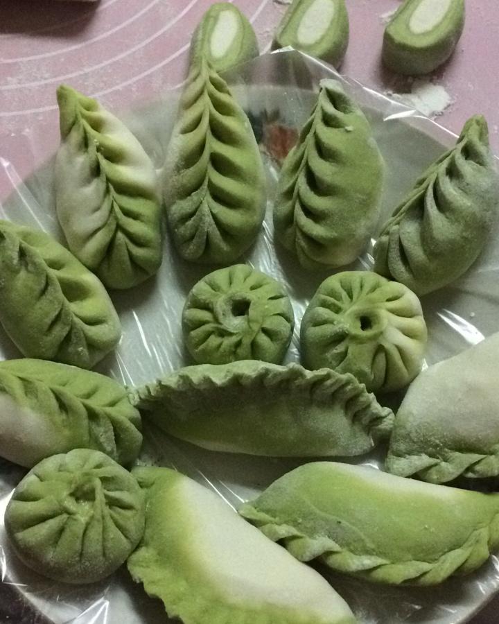 翡翠白菜(百财)饺子