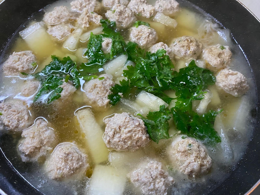 水汆肉丸子