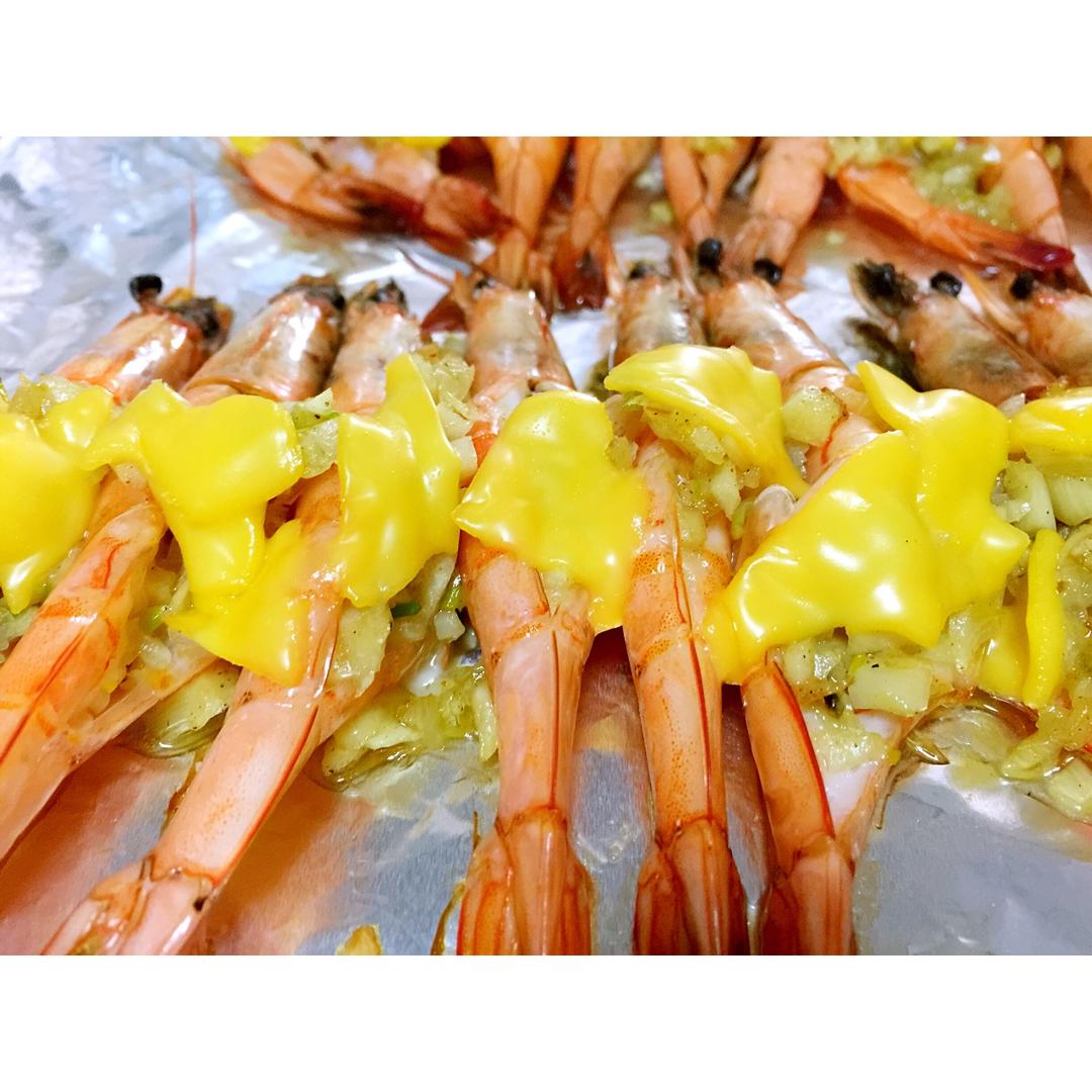 蒜蓉芝士焗虾