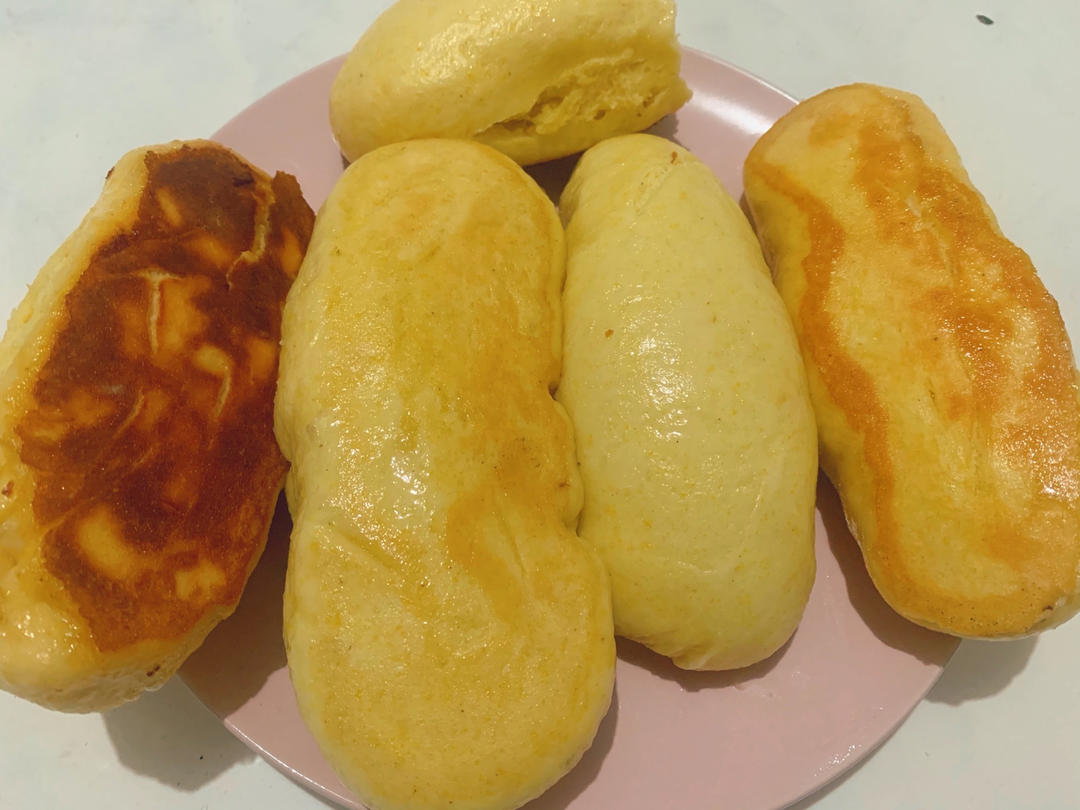 奶香玉米贴饼子平底锅版