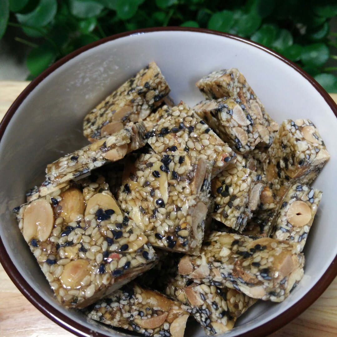 黑芝麻花生糖