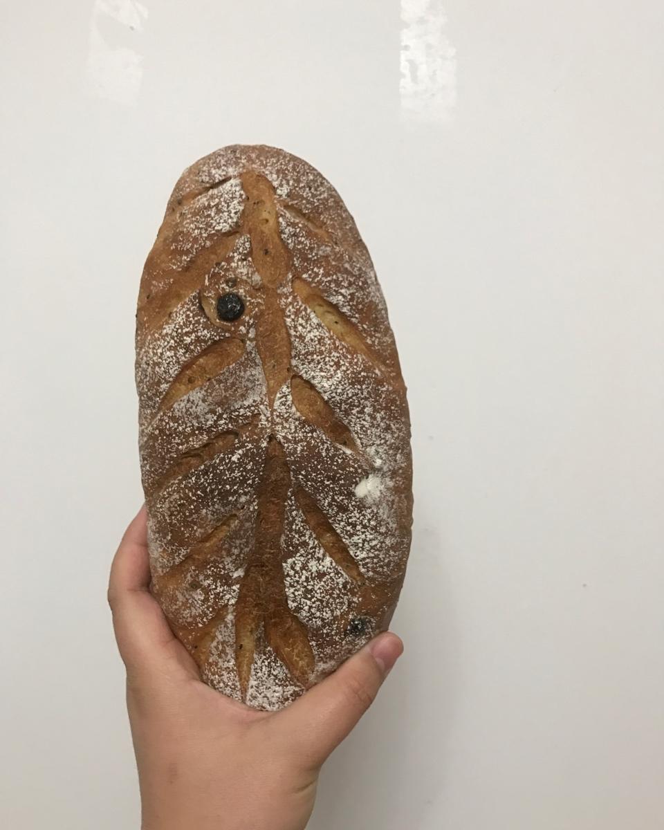 全麦核桃包～软欧包