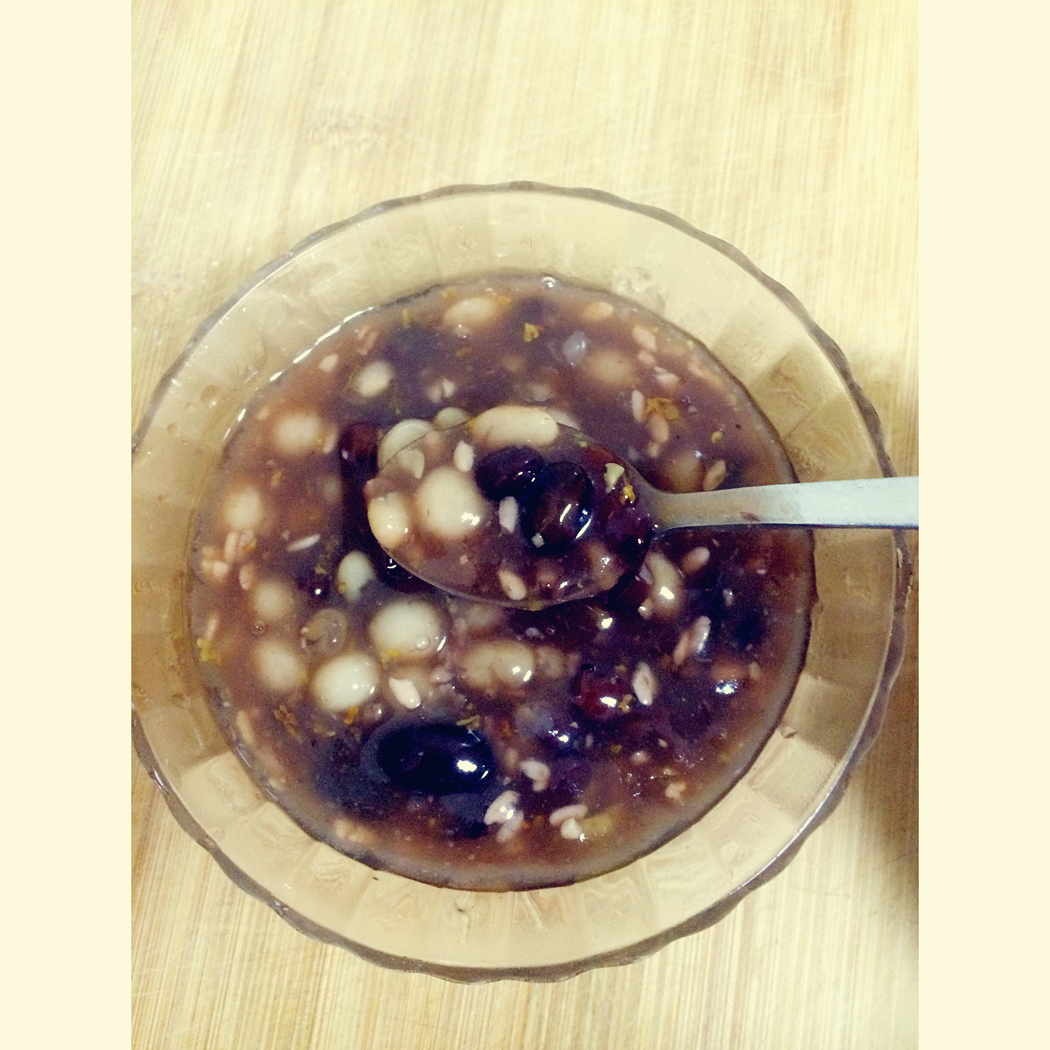 蜜豆桂花酒酿元宵