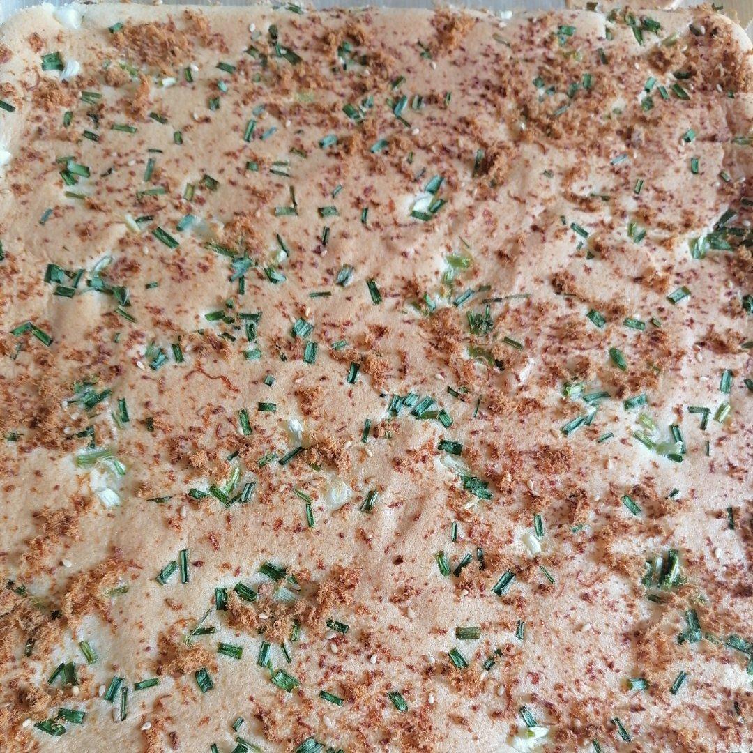 香葱肉松蛋糕卷