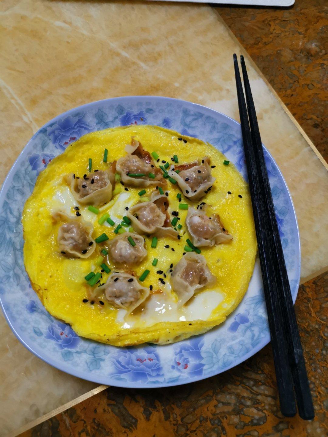 抱蛋煎馄饨