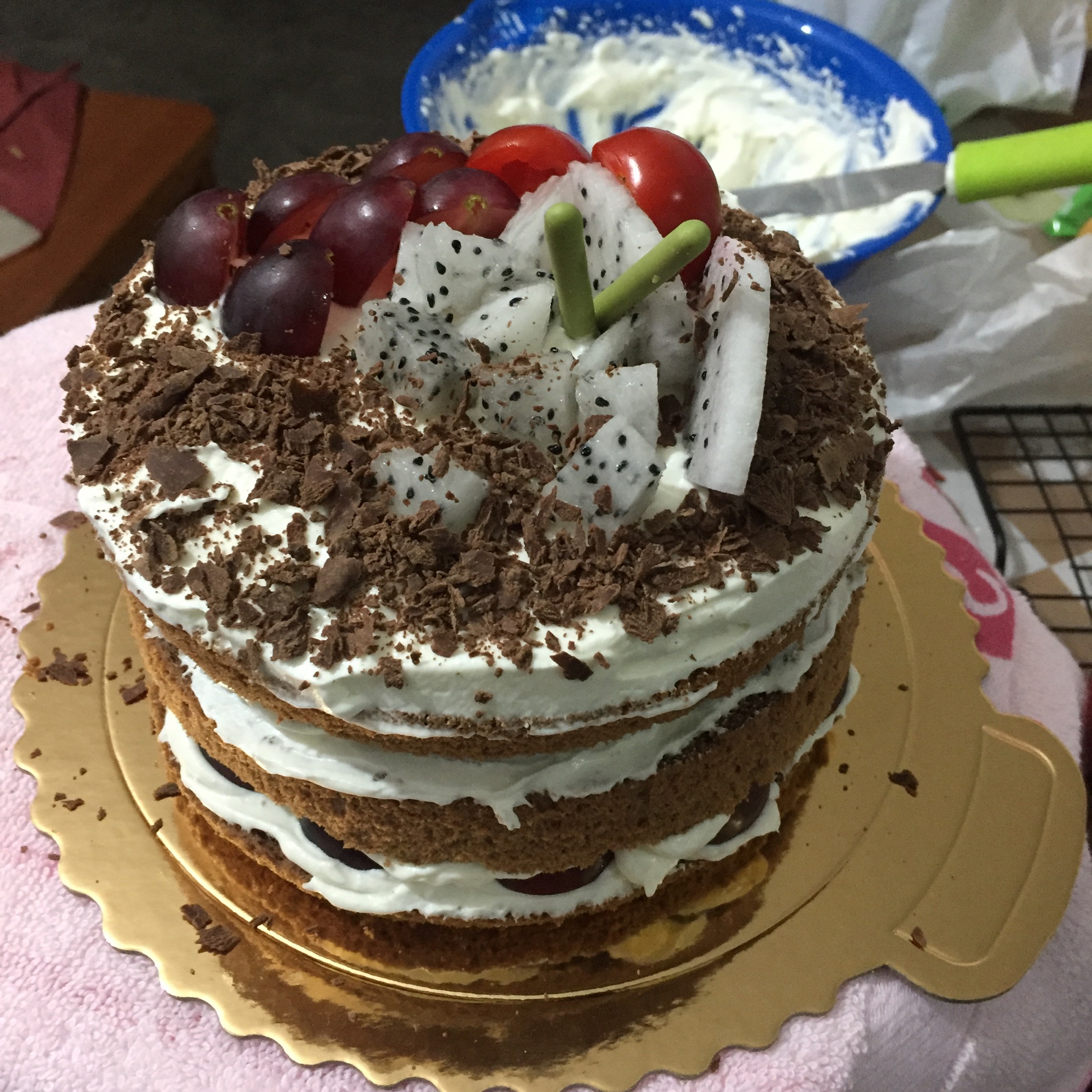 缤纷裸蛋糕