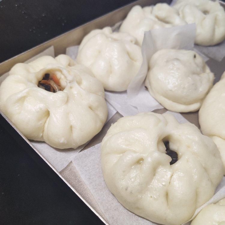 面包机发面蒸馒头