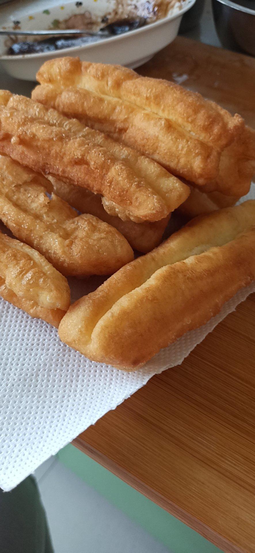 自制无泡打粉油条