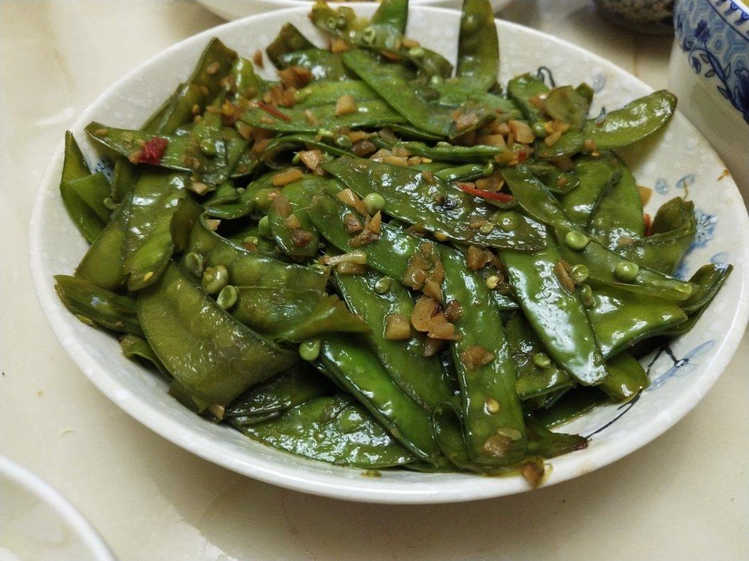 蒜香豌豆荚