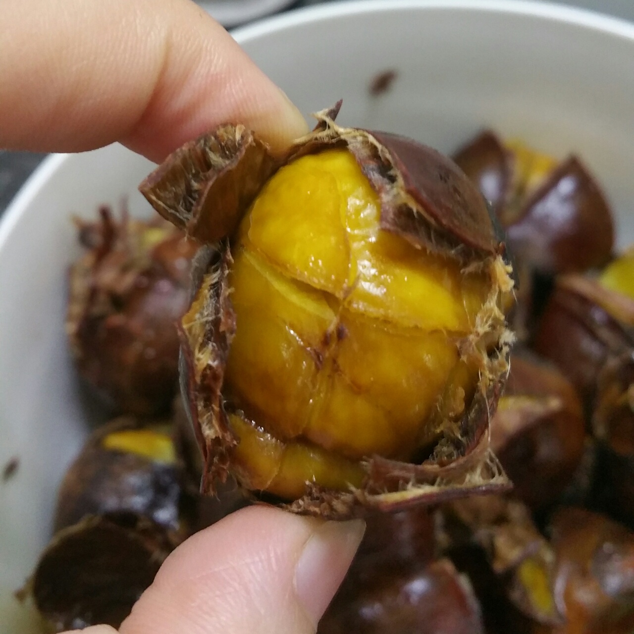 糖炒栗子微波炉版