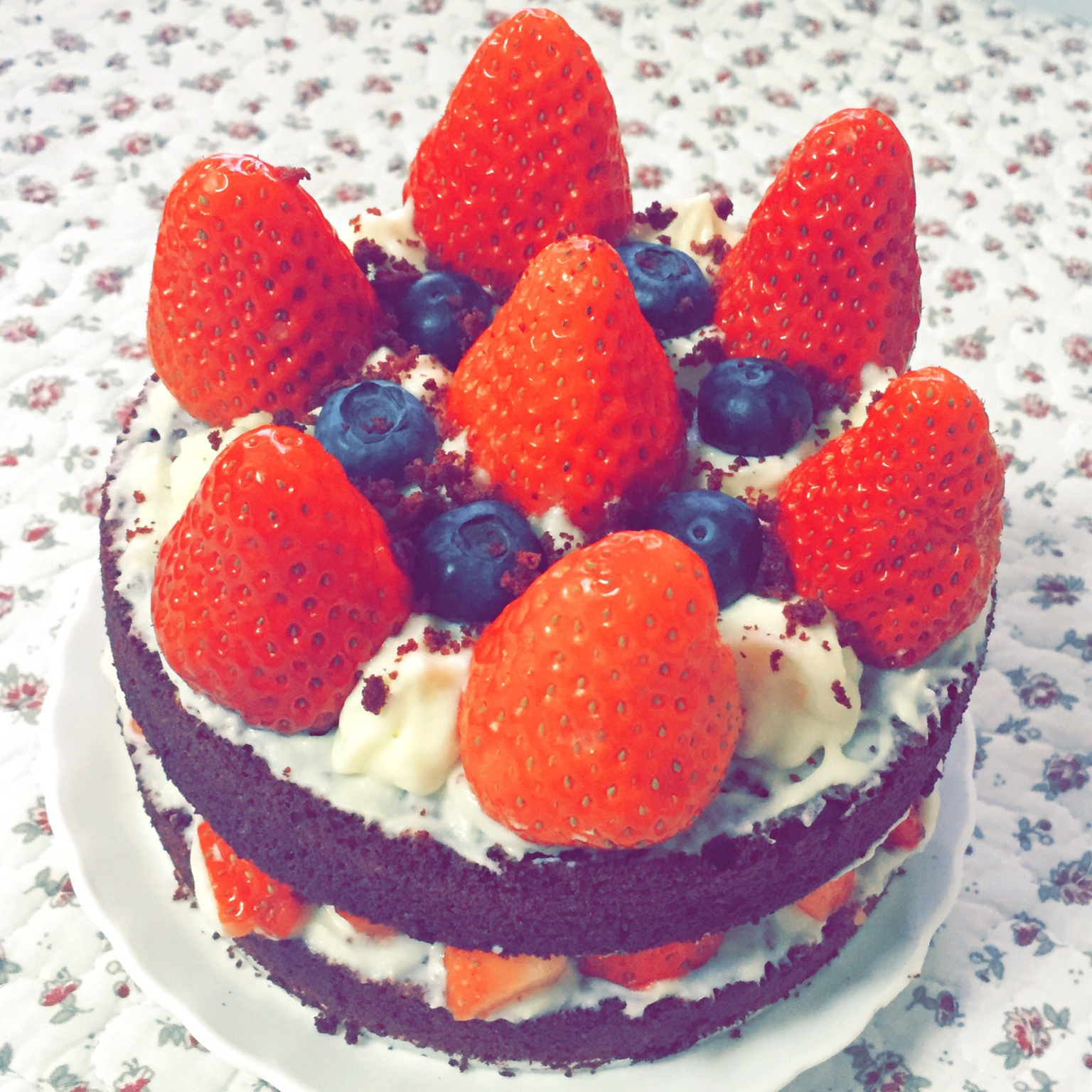 暖心红丝绒蛋糕［6寸绵软戚风版 ］