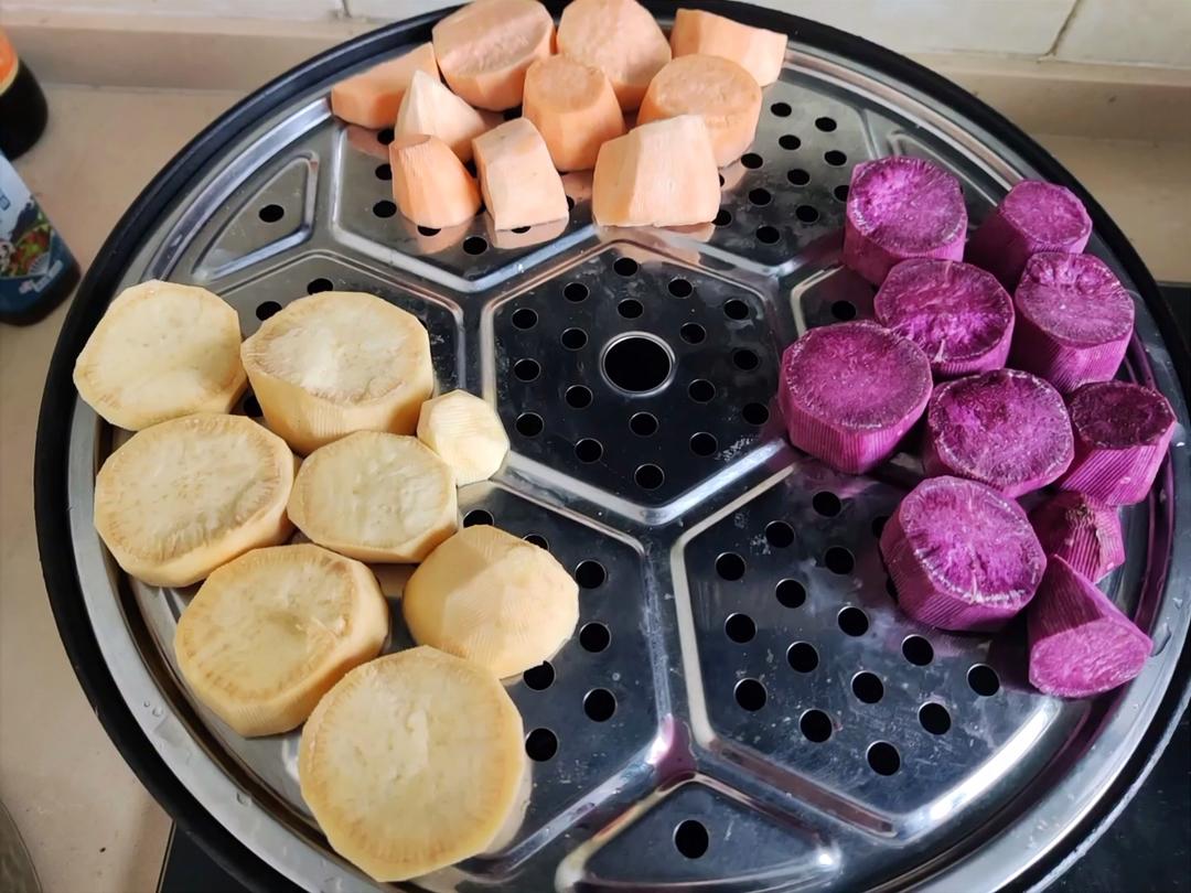 减脂全麦紫薯饼