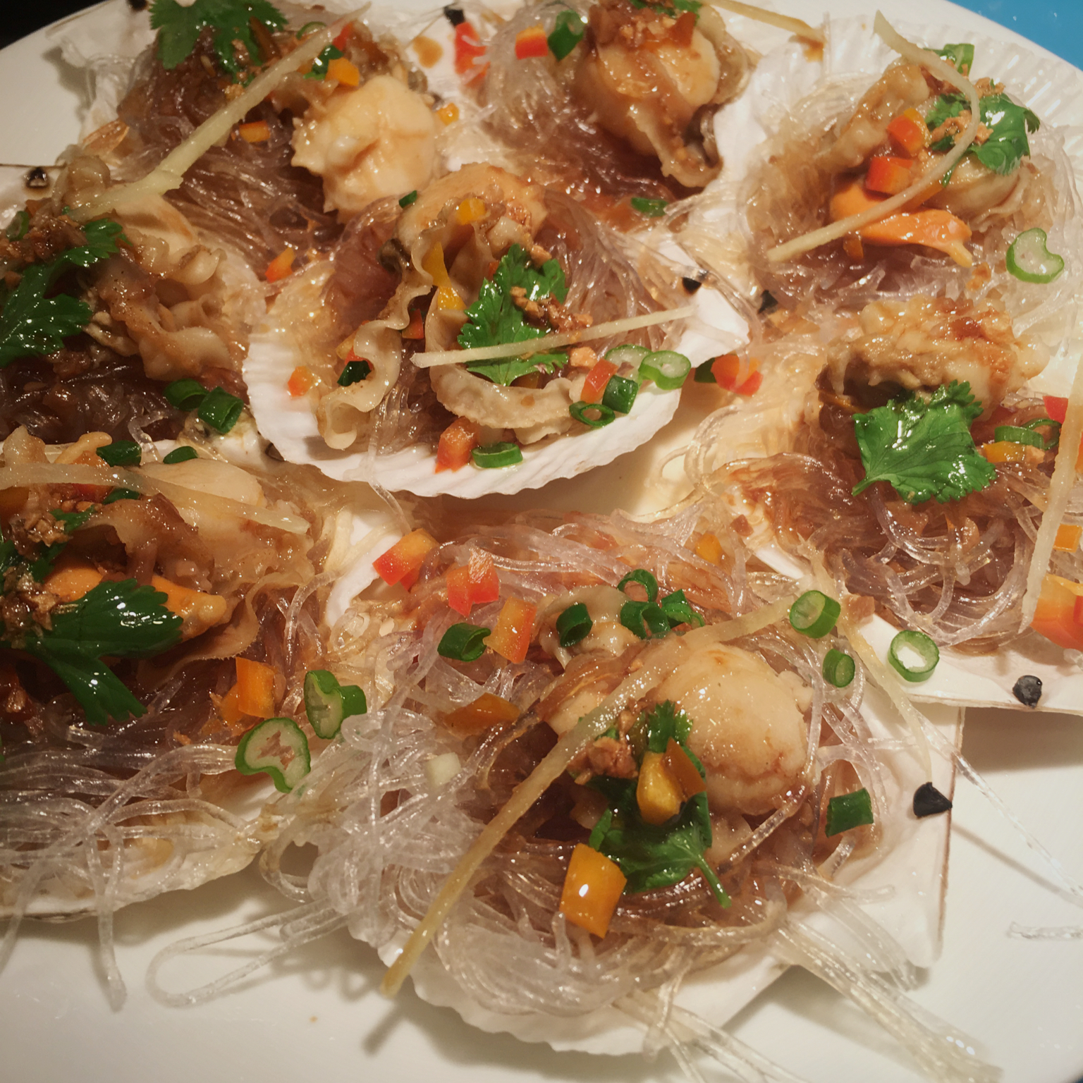 蒜蓉粉丝蒸扇贝