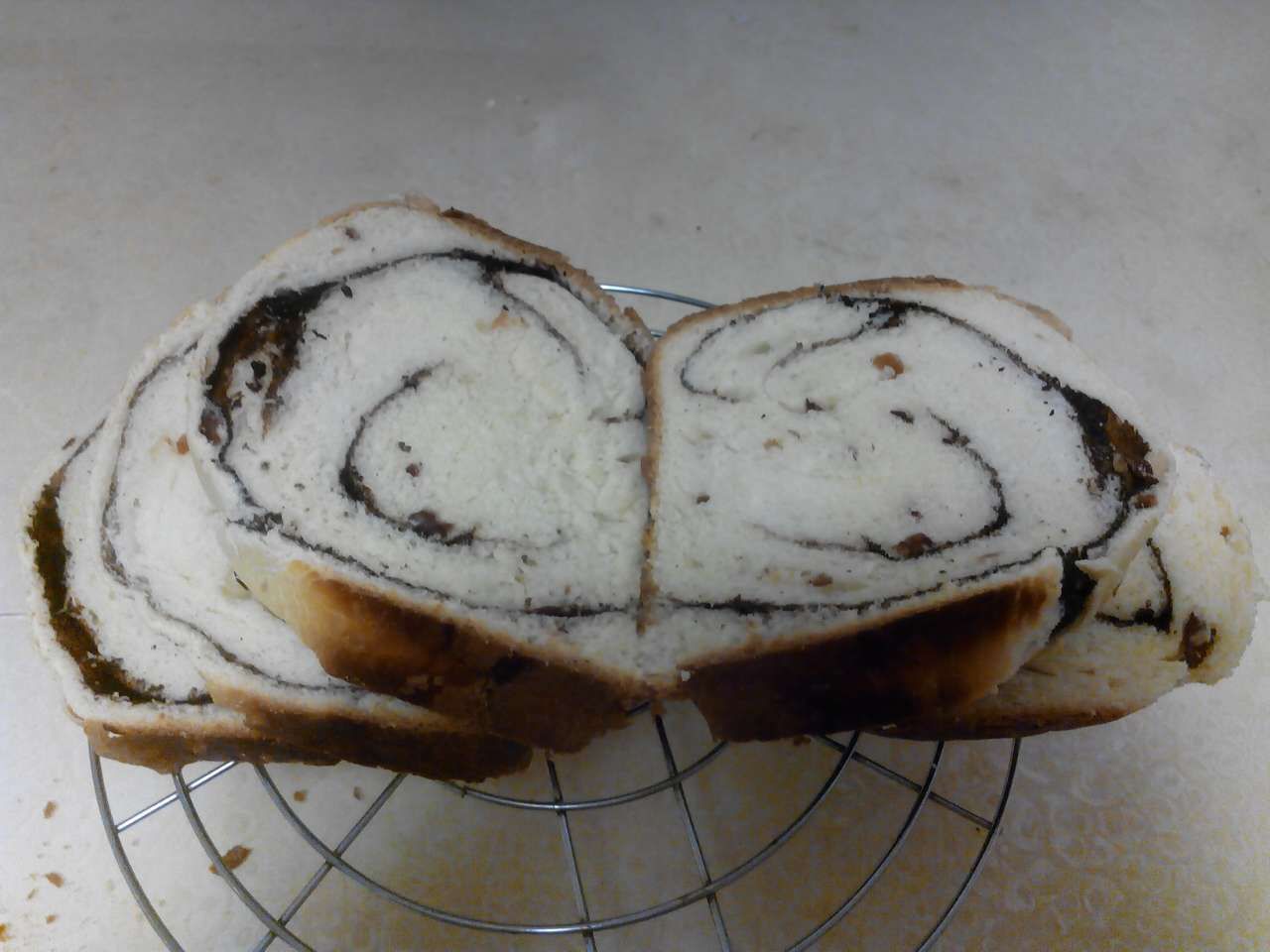 可可大理石面包