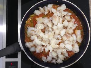 西红柿青椒浸鳕鱼块的做法 步骤7