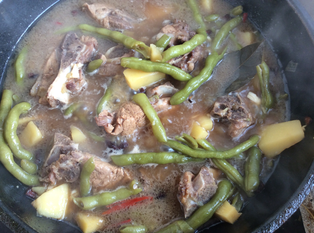 排骨炖豆角