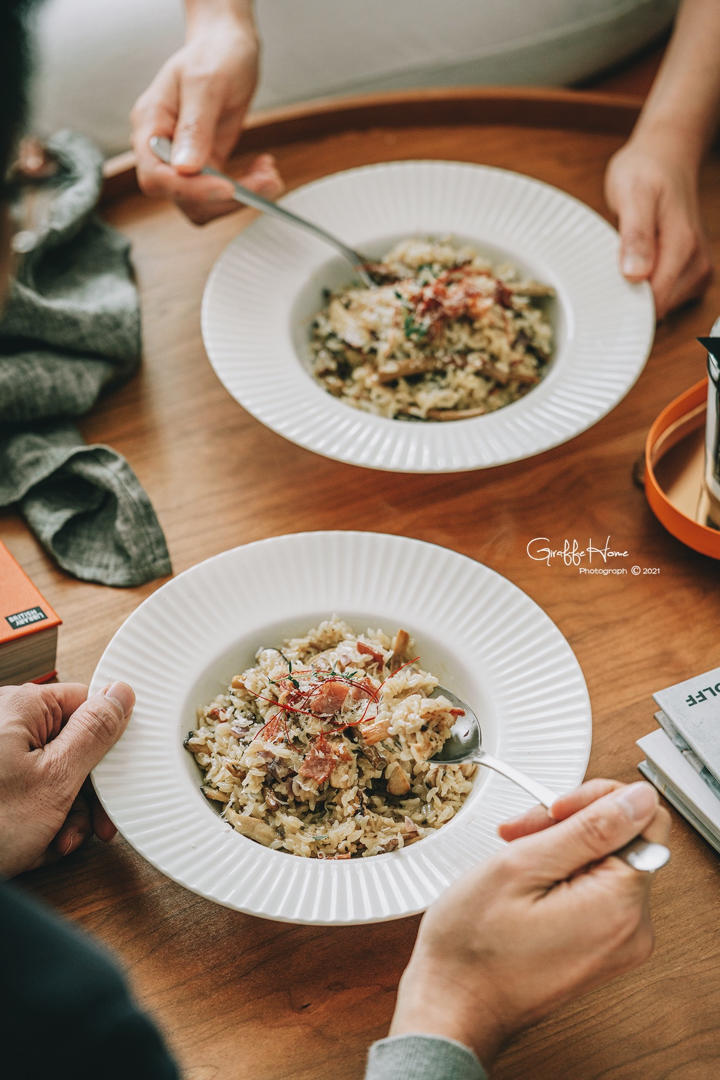 在家米其林『意大利菌菇烩饭Risotto』