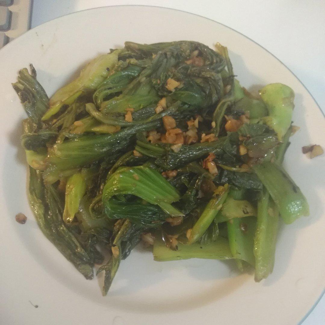虾米炒钙菜