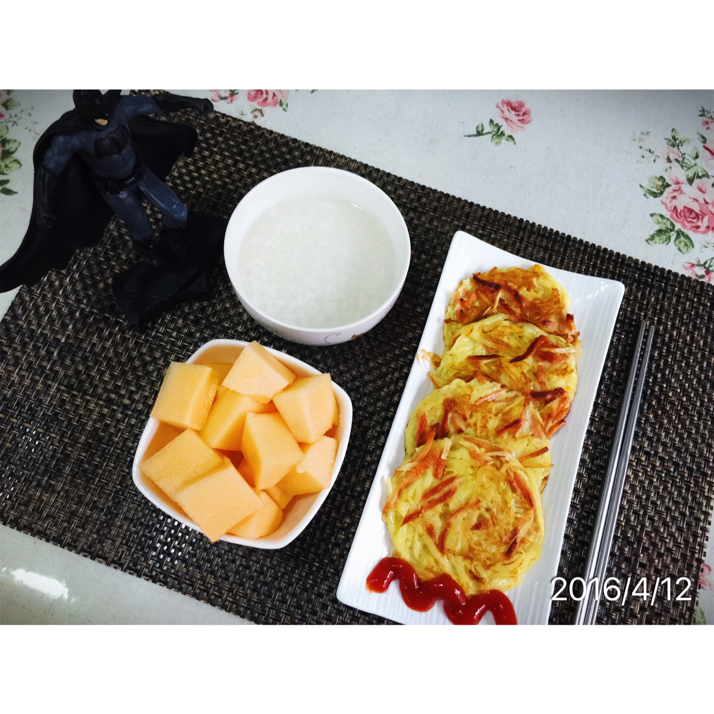火腿土豆蛋饼