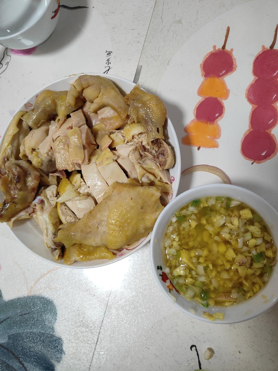 家常白切鸡（隔水蒸鸡）