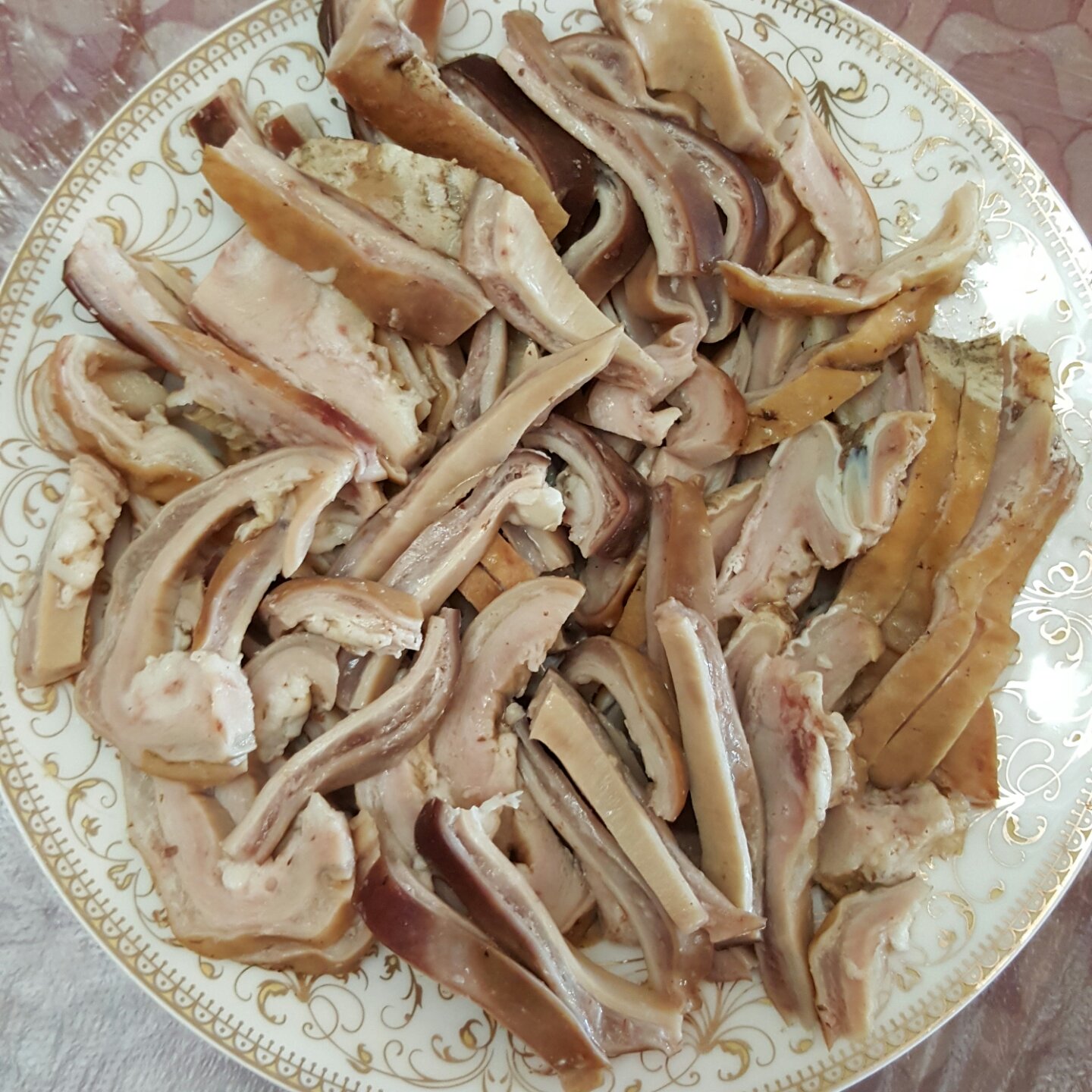 没你依然精彩做的白切猪肚