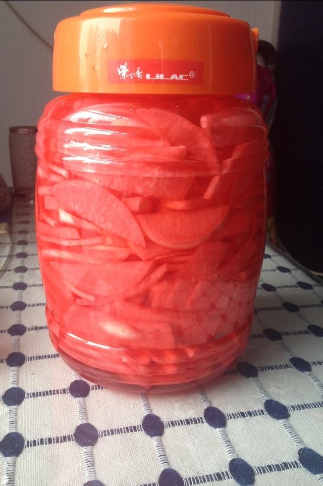 红醋泡萝卜的做法