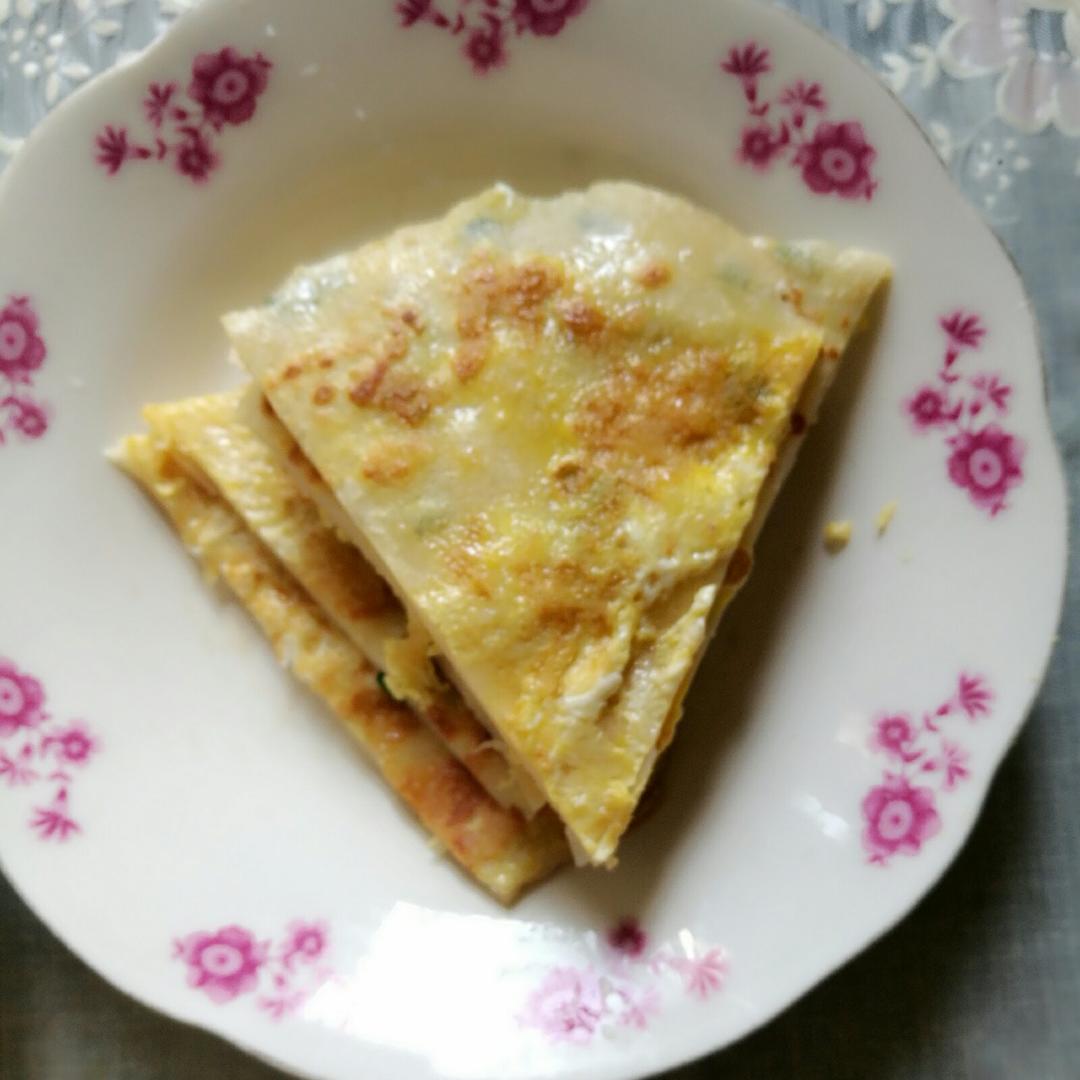 鸡蛋葱油饼                  （更新饼坯保存方法）