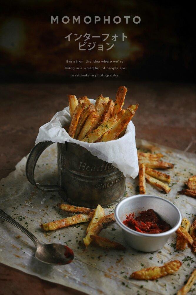 欧芹海盐烤薯条Chips with Parsley Salt——北鼎烤箱食谱