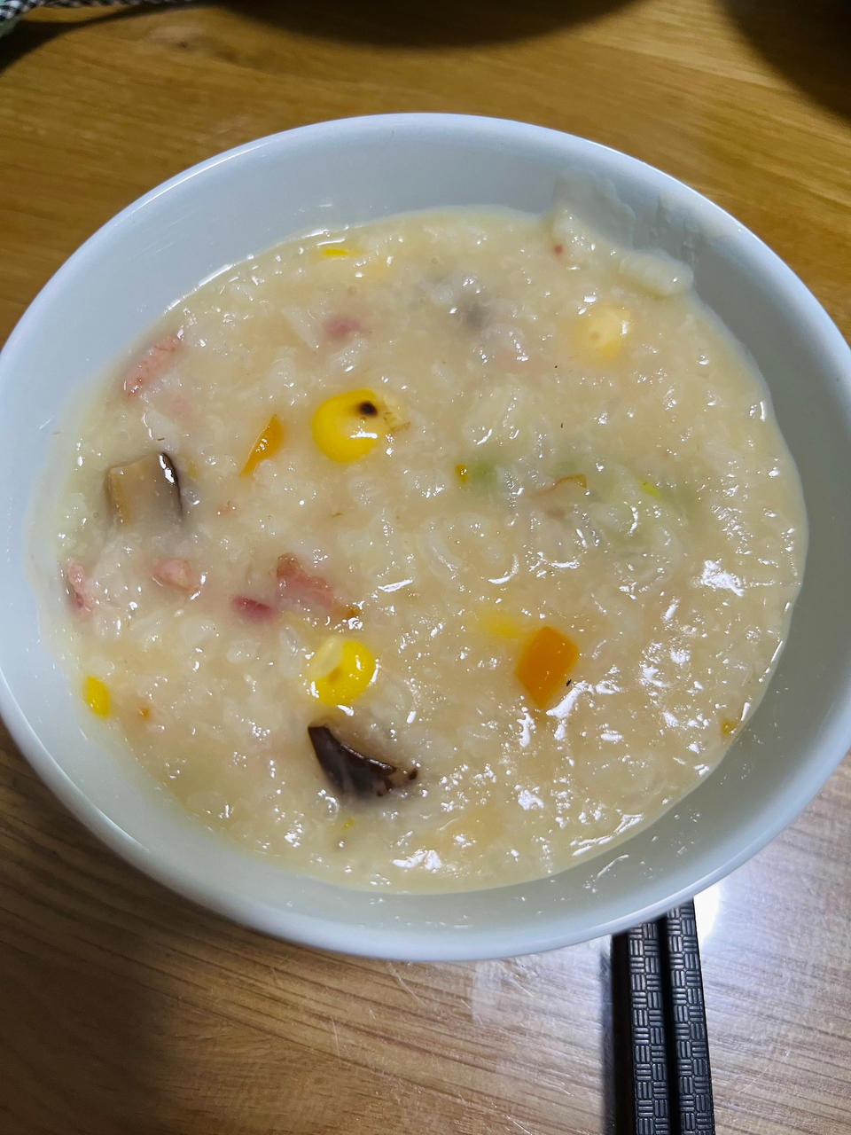 芝士培根粥