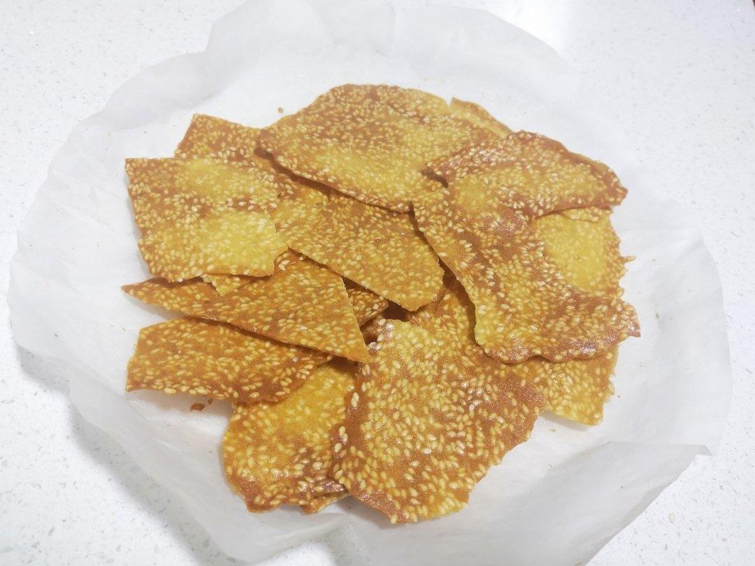消灭蛋白（蛋清）——香甜芝麻薄脆饼