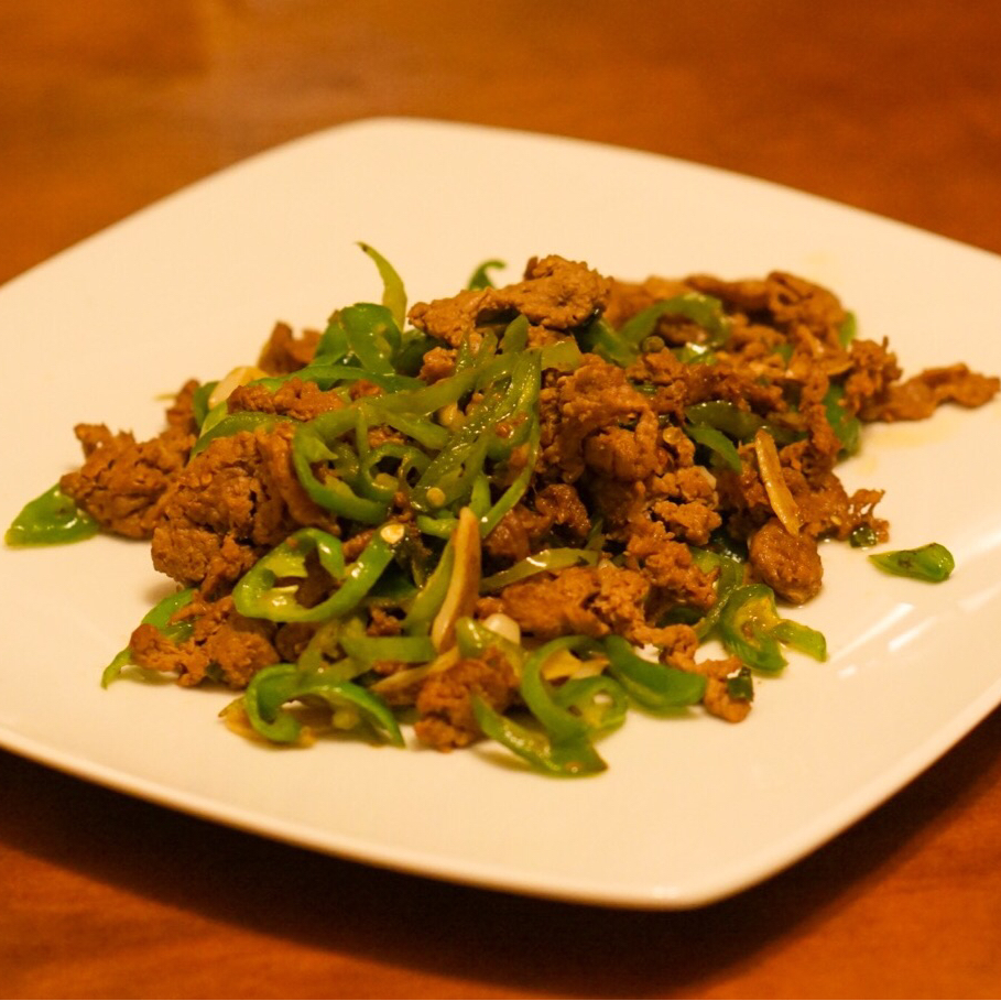 青椒炒牛肉